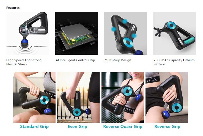 2024/11/6938747941697-K-1.jpg - Arabest Triangle Massage Gun 12 Heads