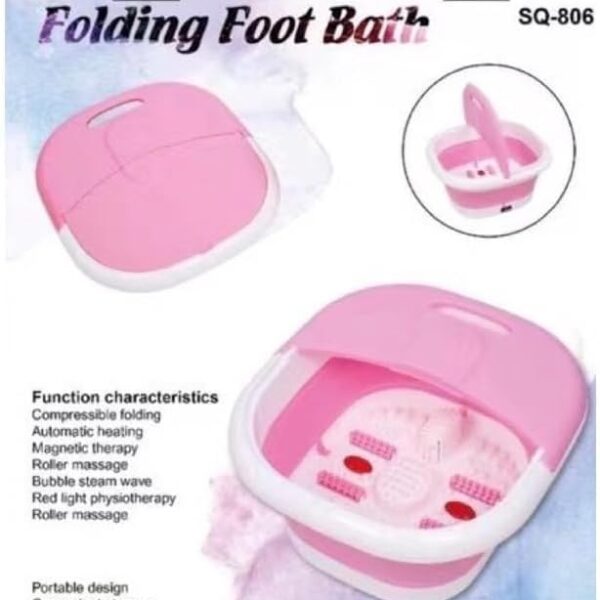 Folding Foot Bath & Spa Tub Massager With Electric Thermostatic Heating
SQ-806
