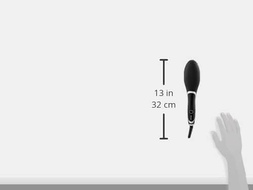 Kemei KM-1320 hair straightening brush, black - km-1320