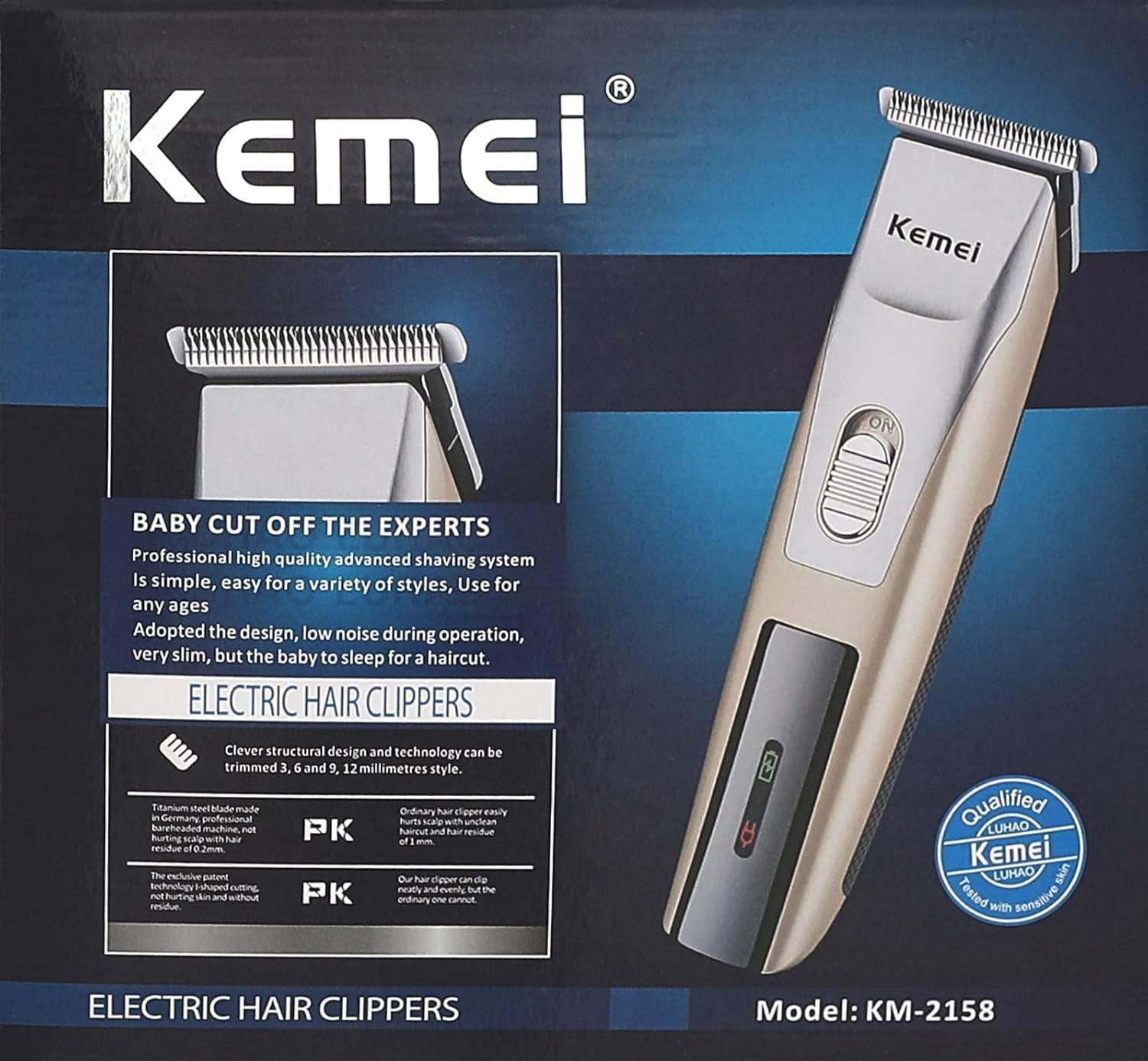2024/11/6955549321397-D-1.jpg - Kemei KM-2139 Professional Hair Straightener