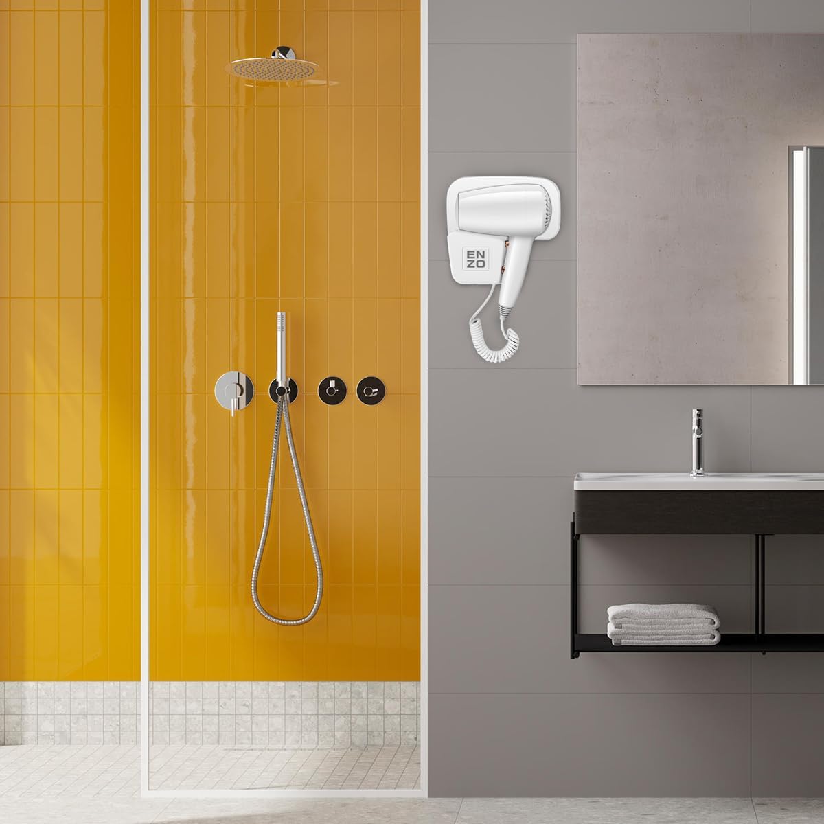 2024/11/6971312400144-G-1.jpg - Enzo Hair Dryer EN-6005
Compact